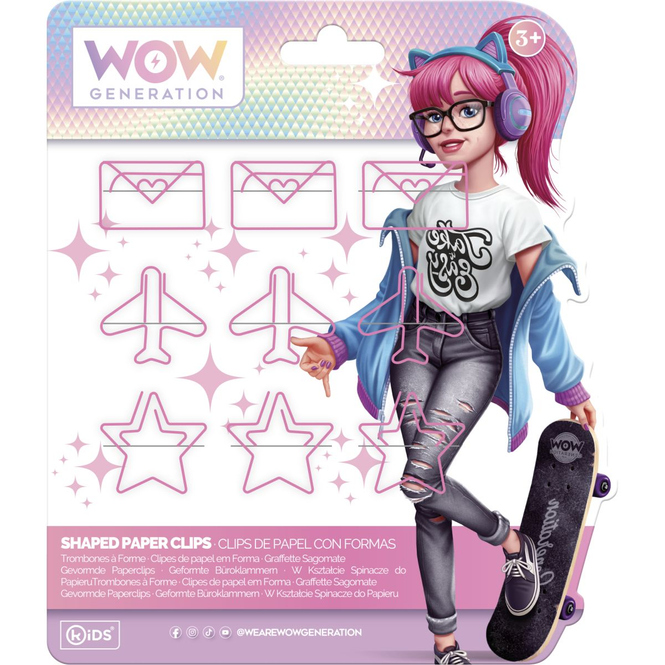 WOW Generation - Clips - Büroklammern - 1 Set