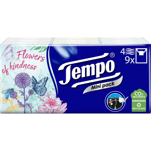 Taschentücher Mini Pack Flowers of Kindness