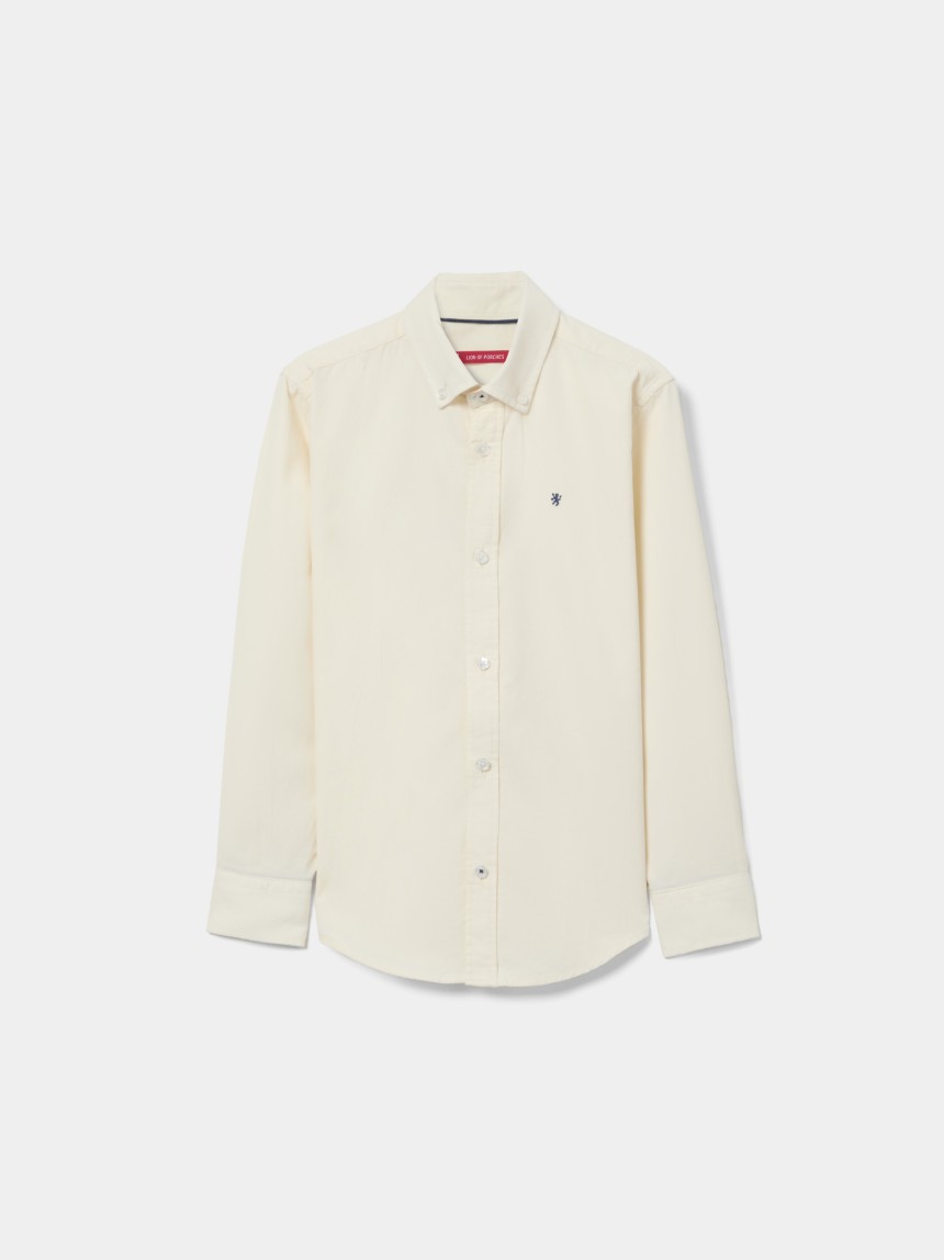 Camisa de bombazine fina