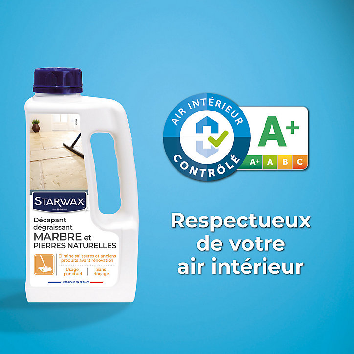 Décapant sans rinçage marbre et pierres naturelles Starwax 1L