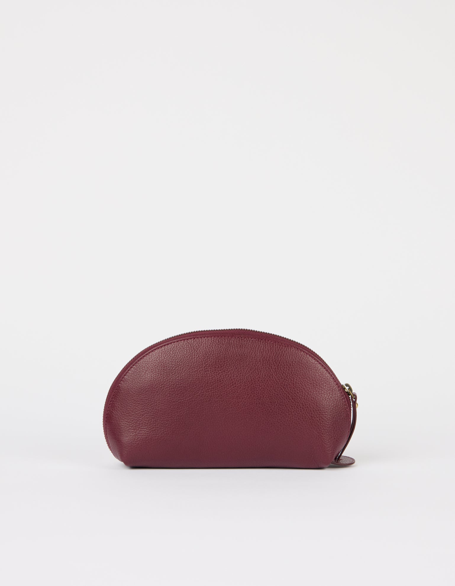 Make up Case Medium - Dark Cherry Soft Grain