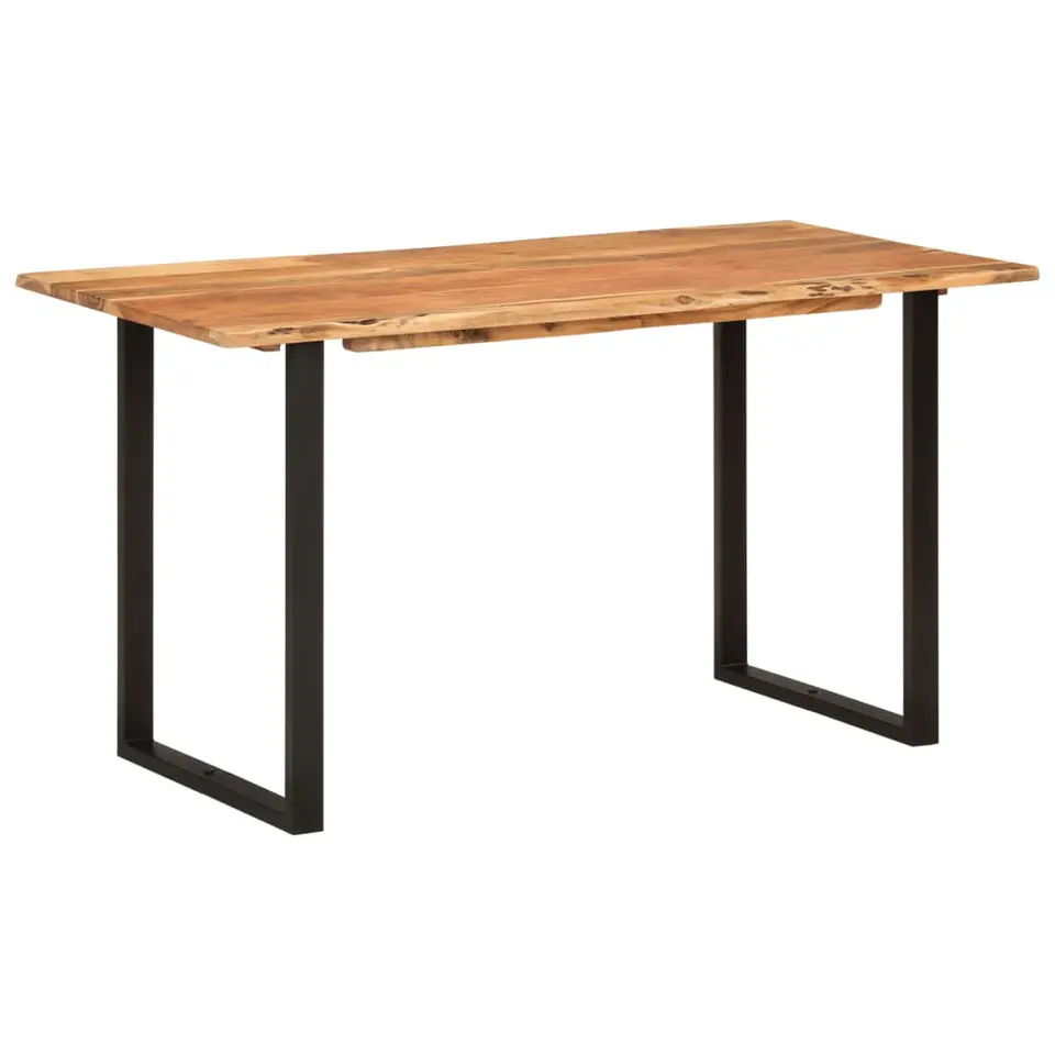 vidaXL - Eettafel - Bruin - Hout - 140 x 70 x 76 cm