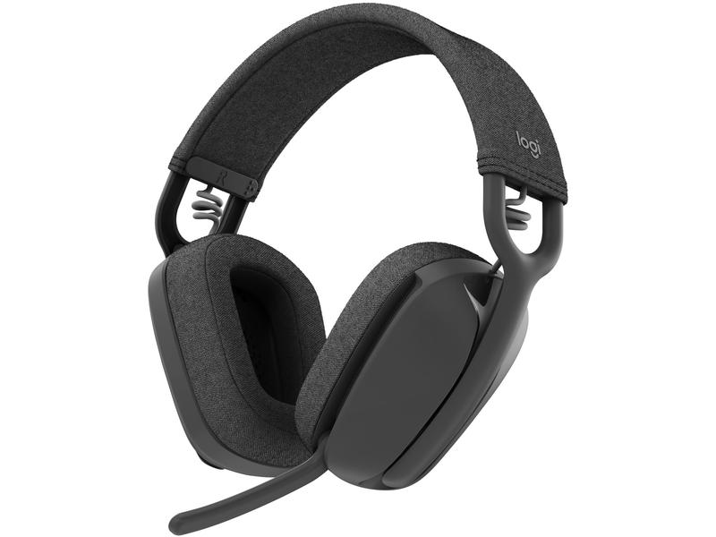 Logitech Headset Zone Vibe 100 Graphite Kabelloses Office-Headset mit leichtem und komfortablem Design