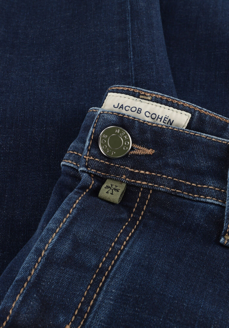 donkerblauwe jacob cohen slim fit jeans pant 5 pkt super slim fit nick slim