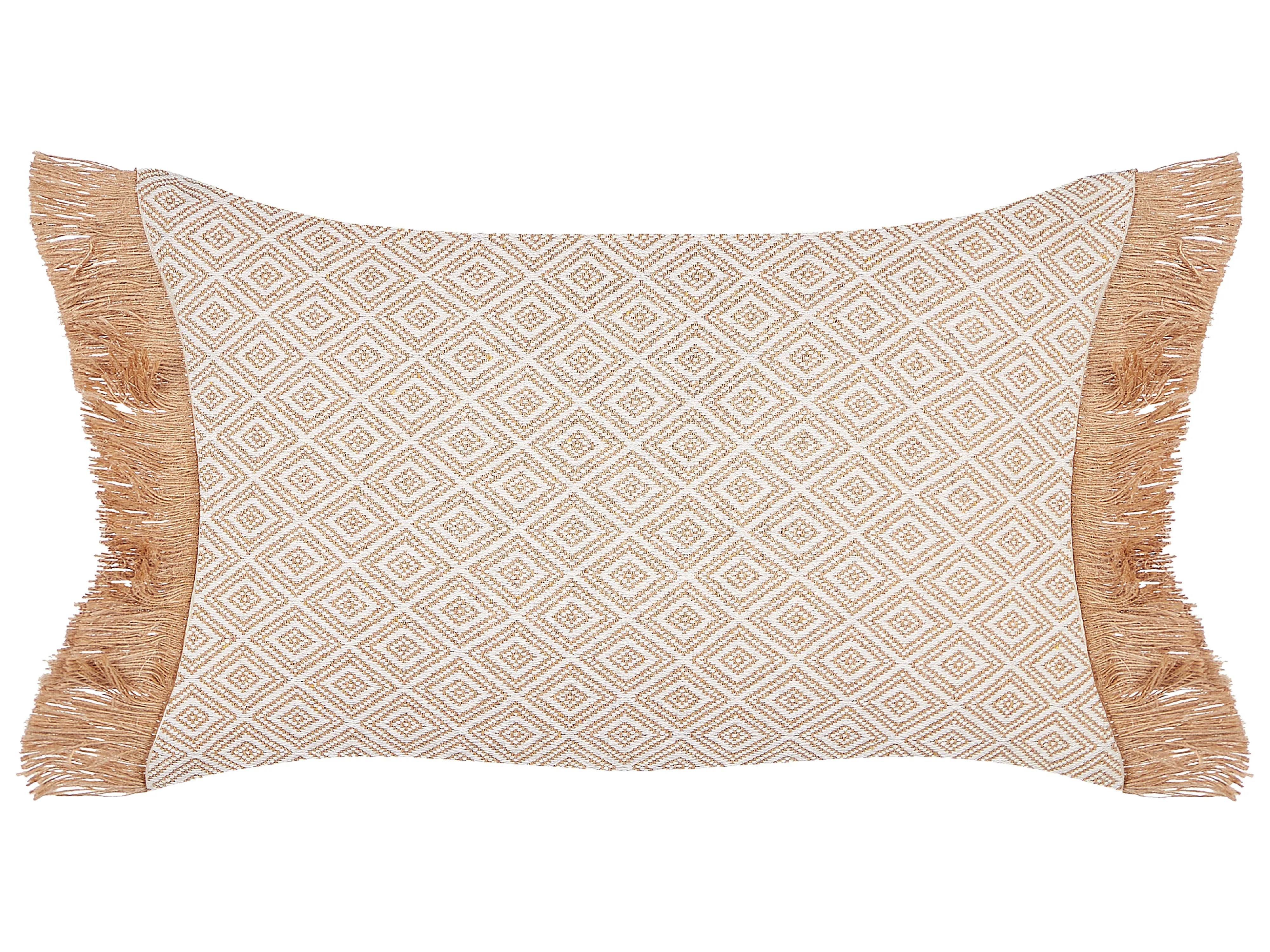 Set van 2 sierkussens BOATH 30 x 50 cm Beige effen