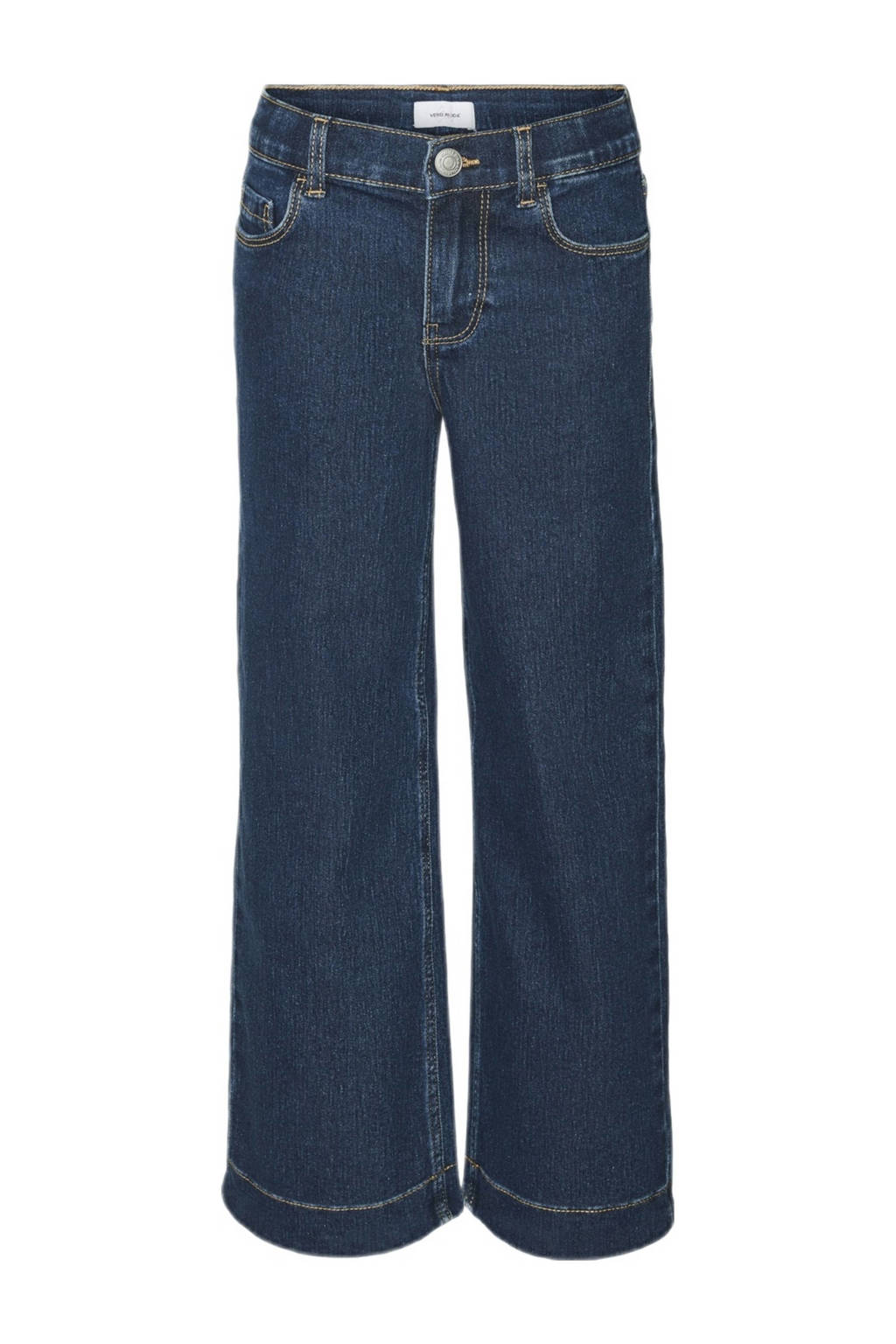 VERO MODA GIRL wide leg jeans VMDAISY dark blue denim