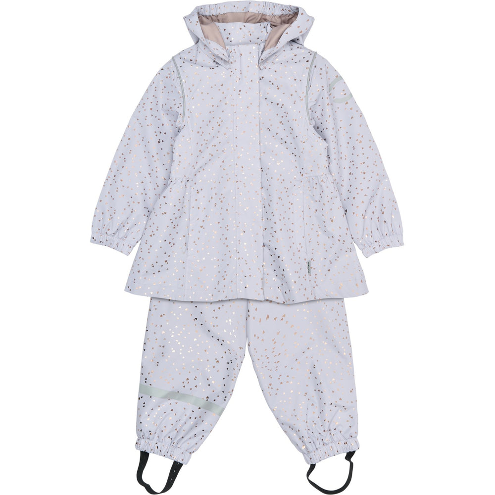 Køb Mikk-Line Heart Sprinkle Foil AOP Shell Sæt