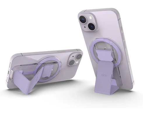 CLCKR CLCKR Clear Compact Magsafe Stand Lilac