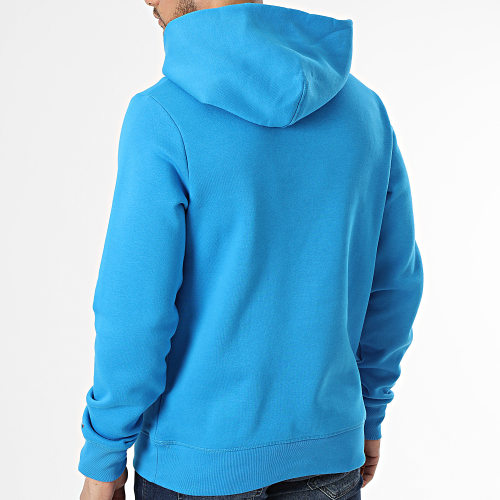 Sweat Capuche Hilfiger Curve Logo 0013 Bleu Clair