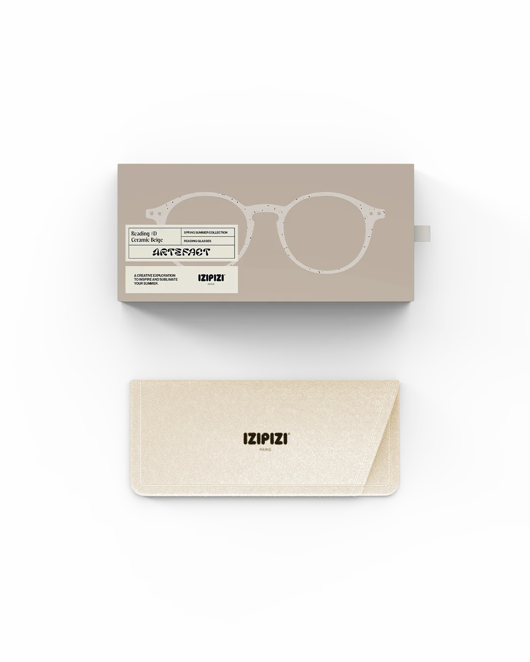 Izipizi  #D læsebrille - Ceramic Beige