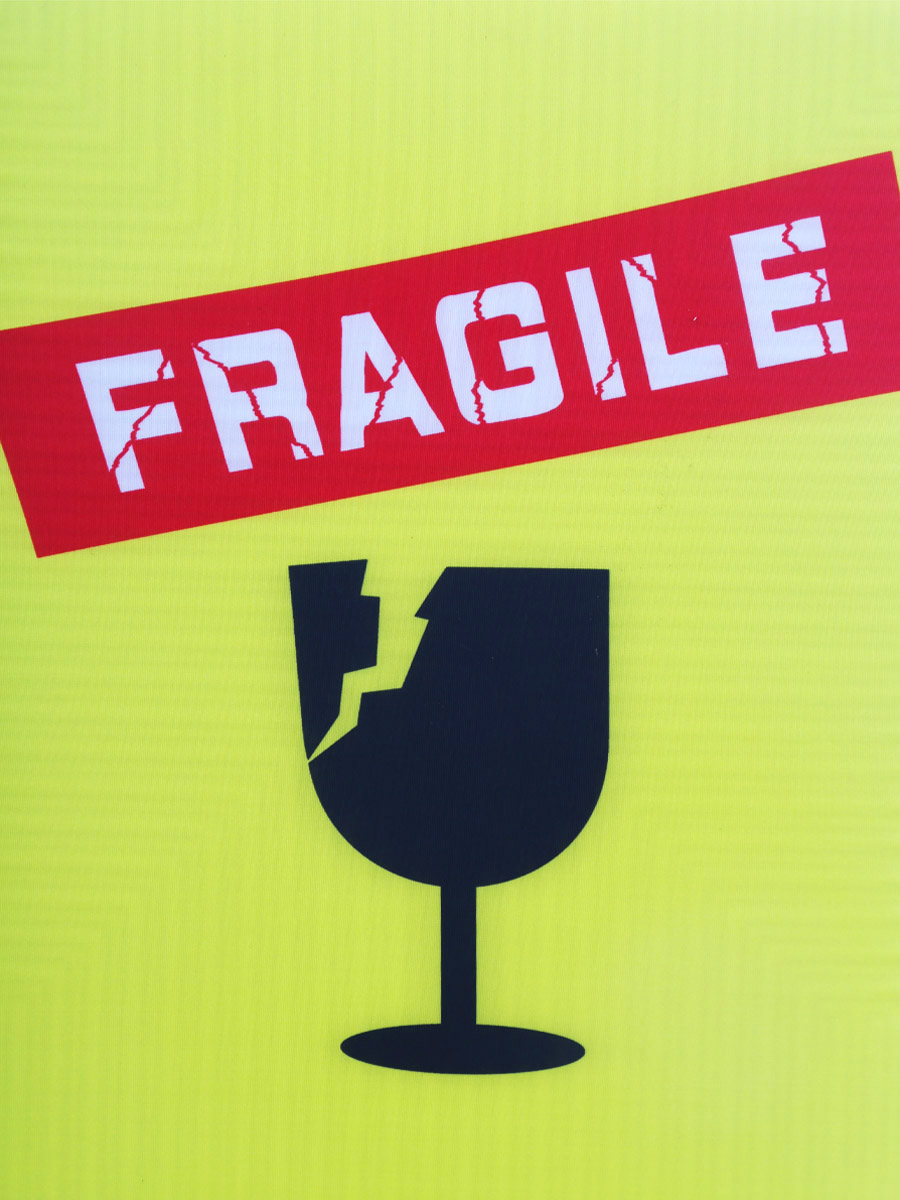 Housse de valise Airtex Fantaisie Fragile - M