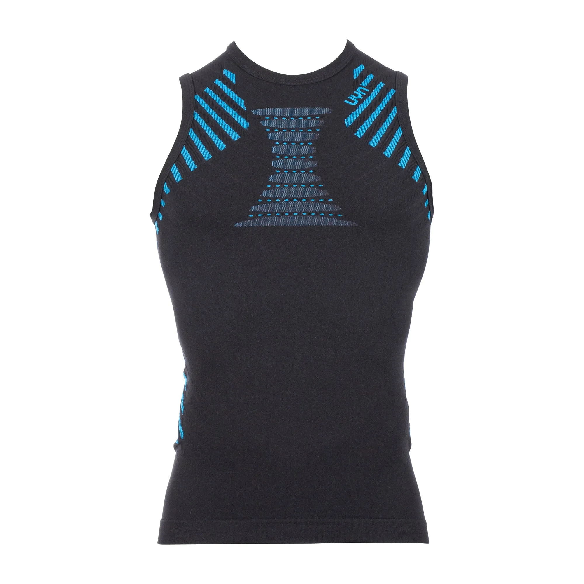 UYN -  UYN Unterhemd Running Ultra1 Sleeveless Männer schwarz blau
