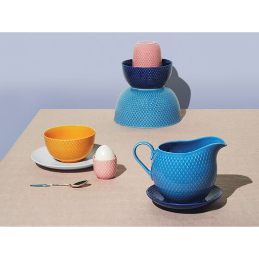 Lyngby Porcelæn Rhombe Color Saucekande, Blå, Ø13 cm