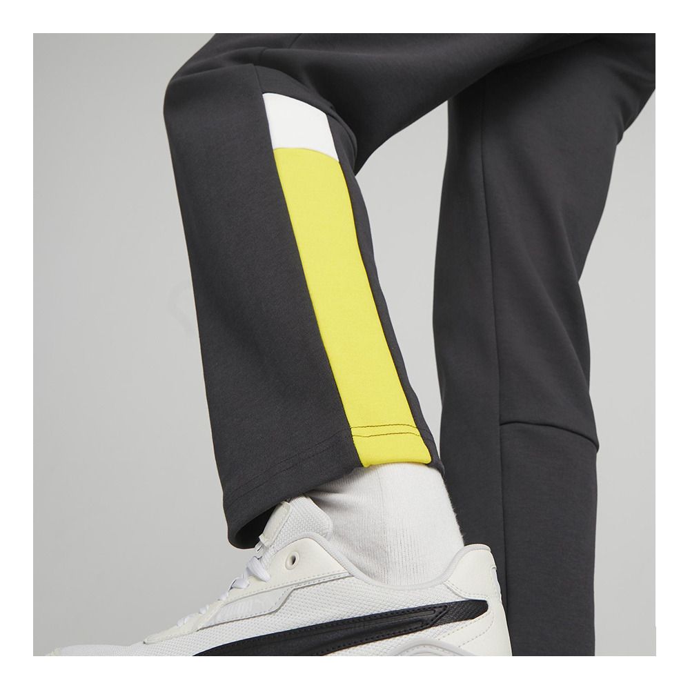 Puma BVB ARCHIVE - Jogging Homme flat dark gray/cyber yellow