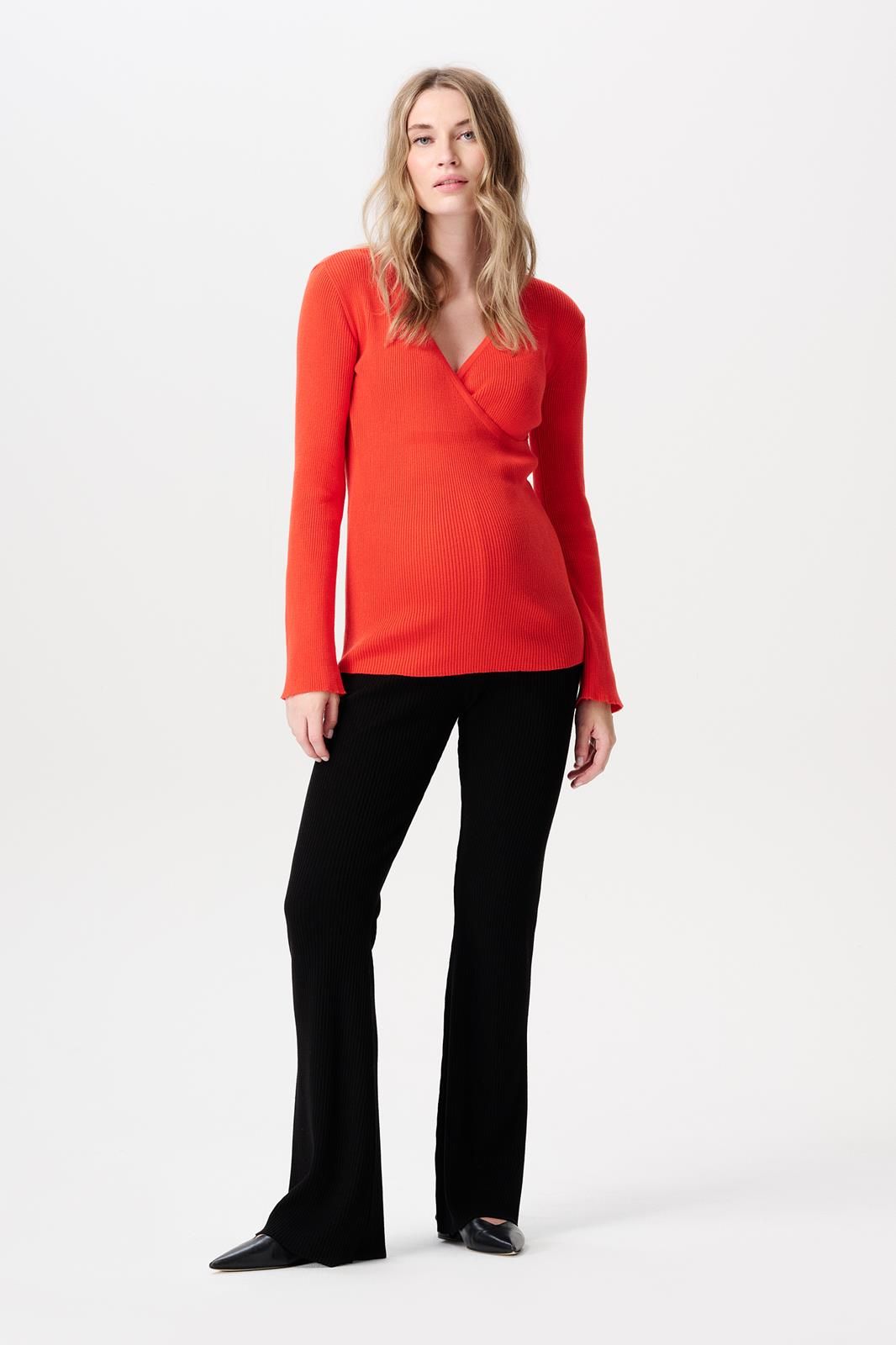 Noppies Maternity Voedingsshirt Coco - Tangerine Tango