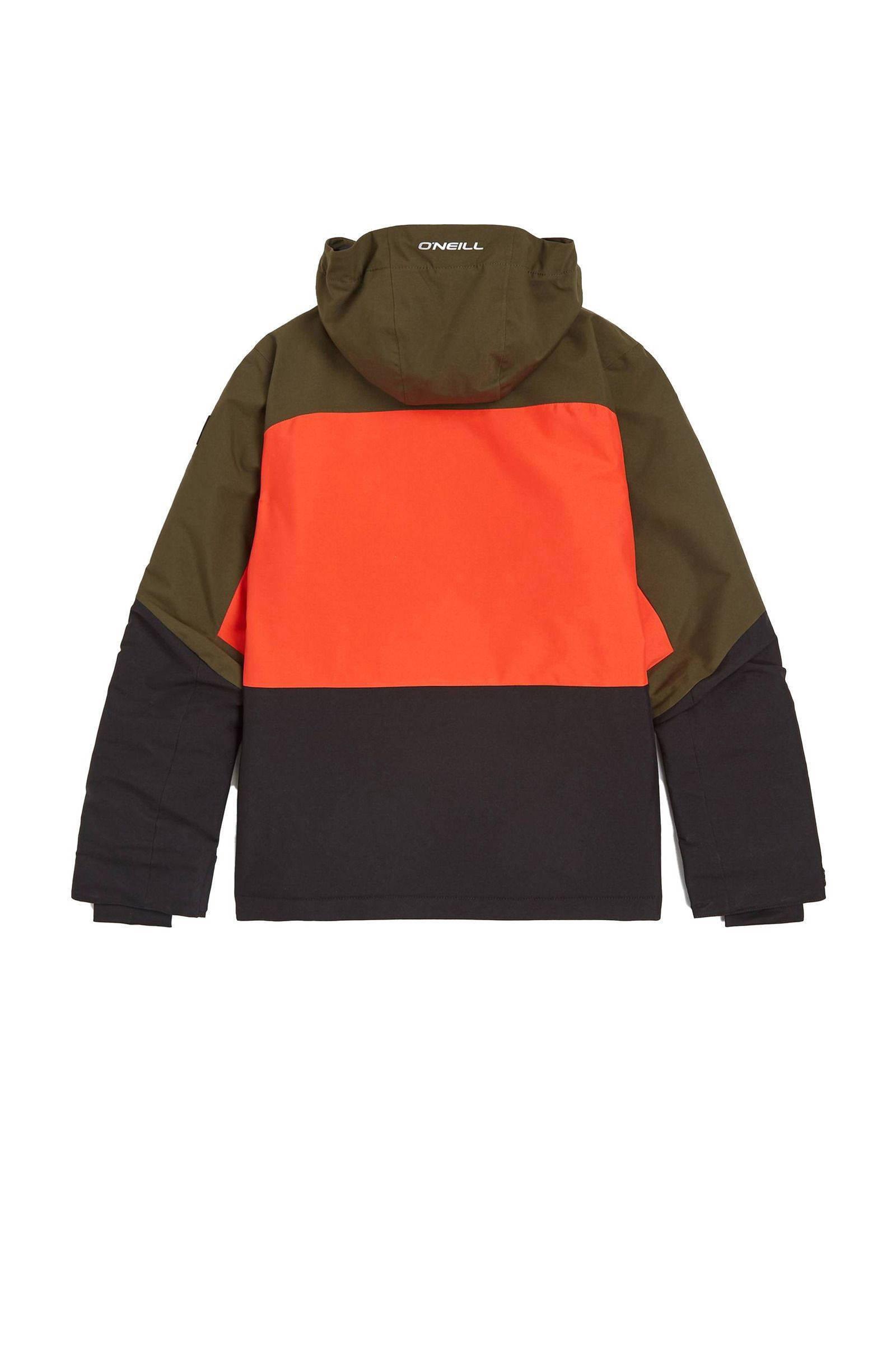 O'Neill ski-jack CARBONITE oranje/donkergroen/zwart