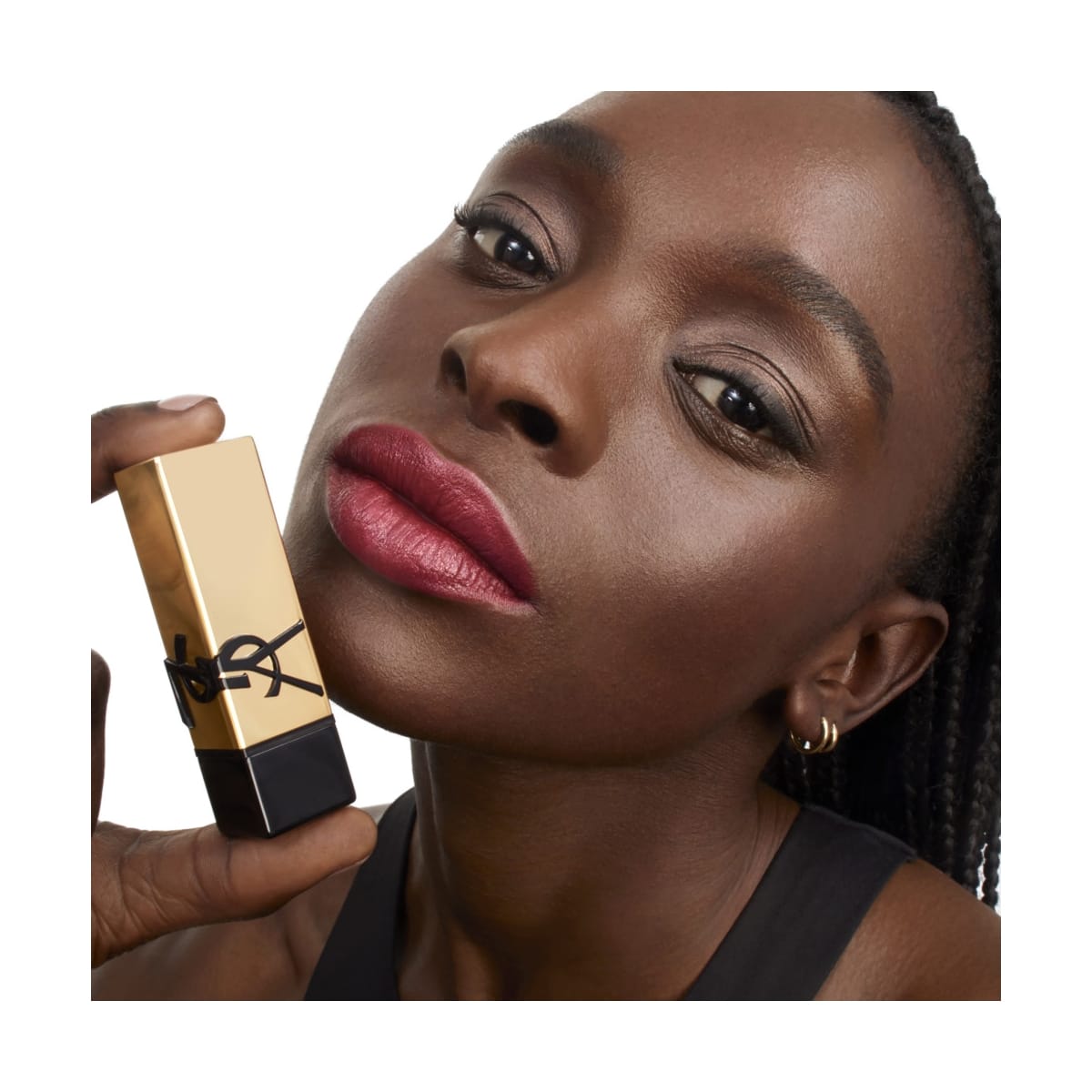 YVES SAINT LAURENT Rouge Pur Couture Rouge à lèvres fini satin - Couleur intense et confort