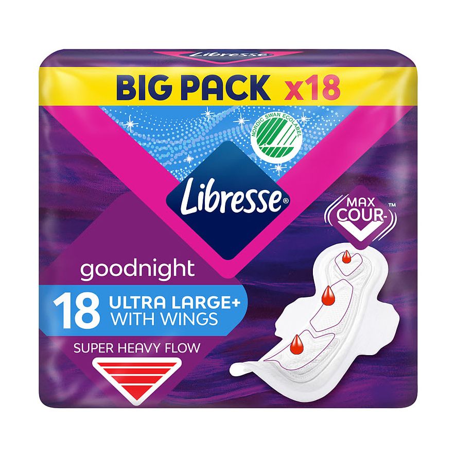 Bind Ultra Goodnight Wing Big Pk 18 stk