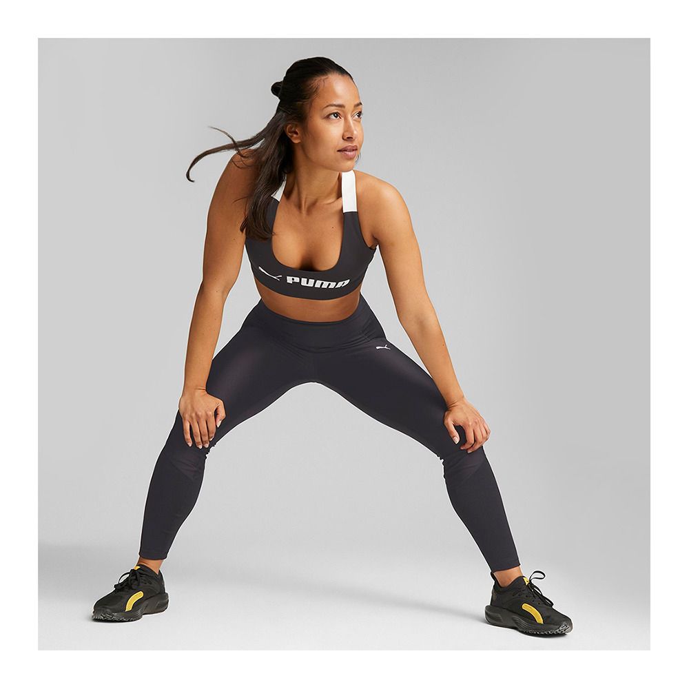 Puma MID IMPC PUMA FIT BRA - Brassière Femme puma black