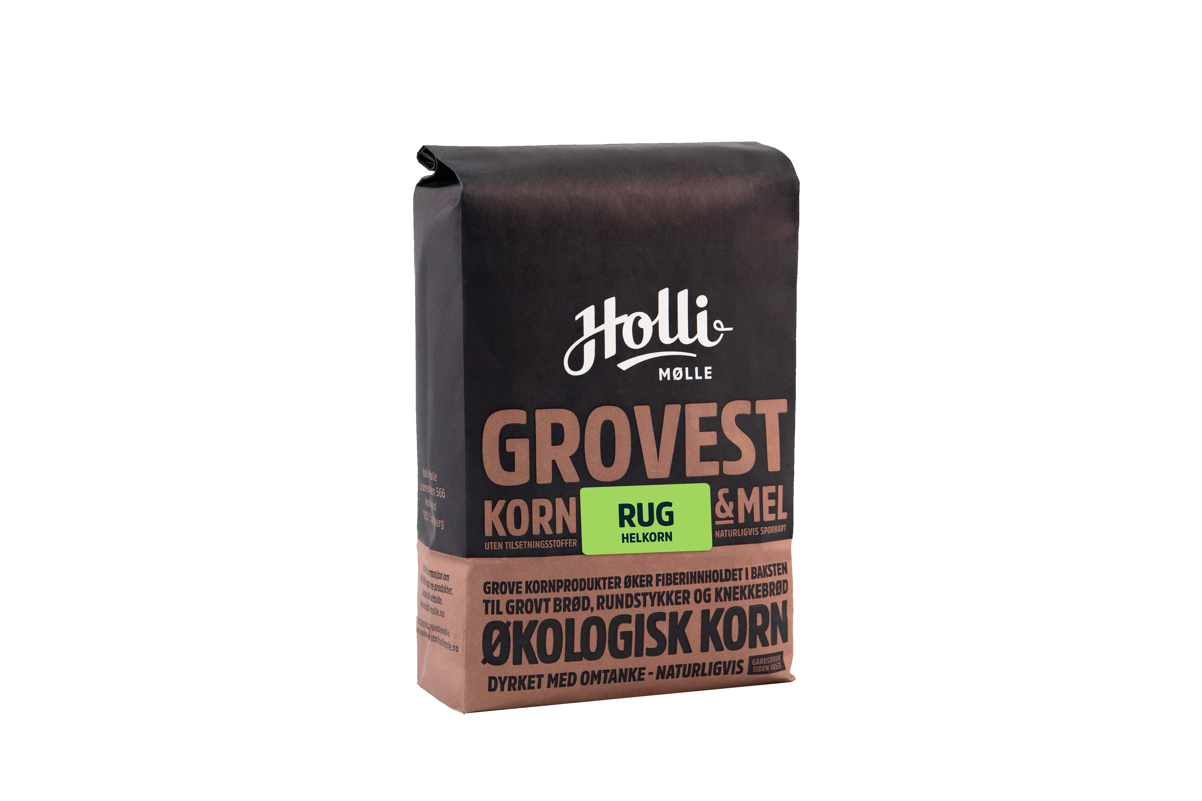 Holli Mølle Økologisk Rug helkorn