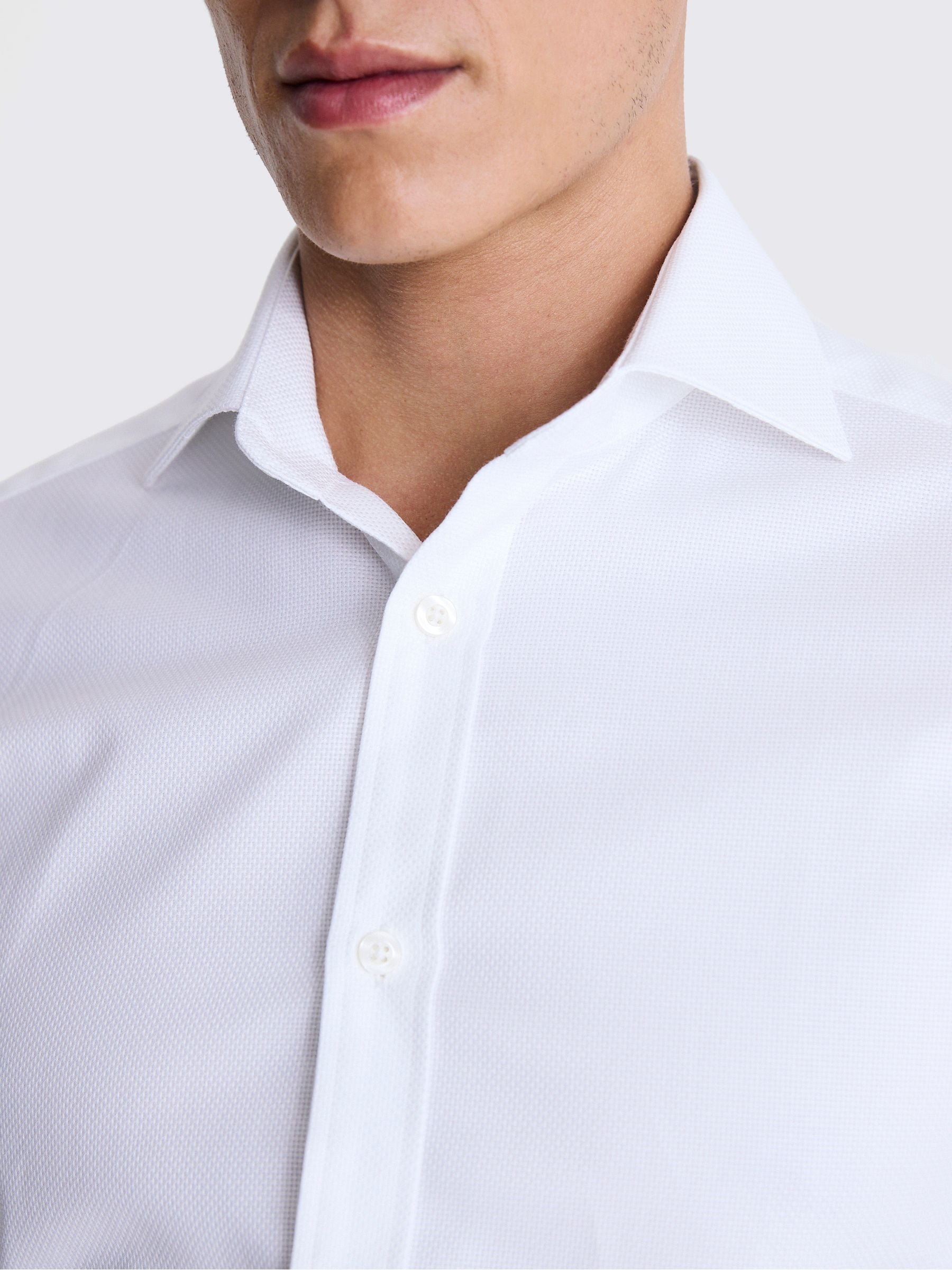 MOSS Tailored Fit Dobby Cotton Shirt