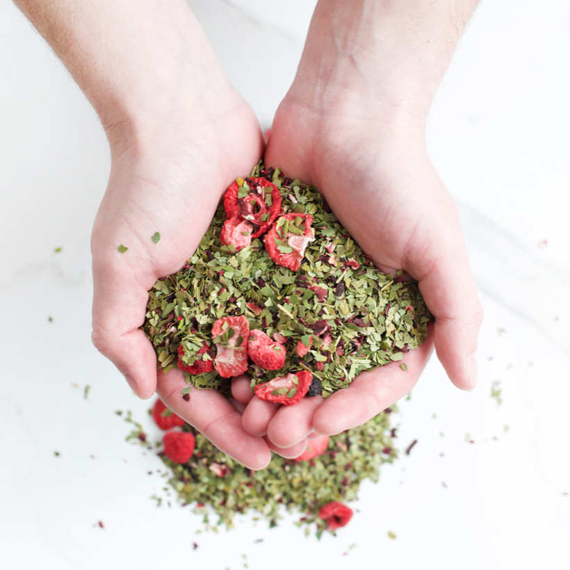 Infusion de Maté - Fraise, Framboise, Myrtille bio