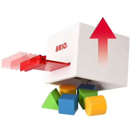 BRIO Sortierbox weiß