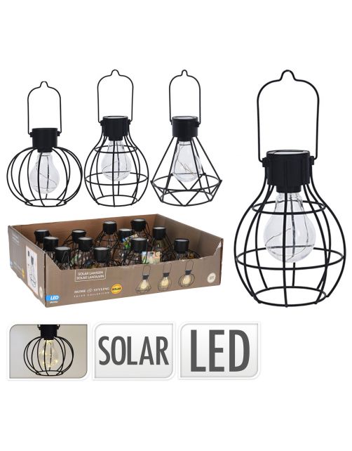 Homestyle Solar Hanglamp - Tuinverlichting - 3 Assorti