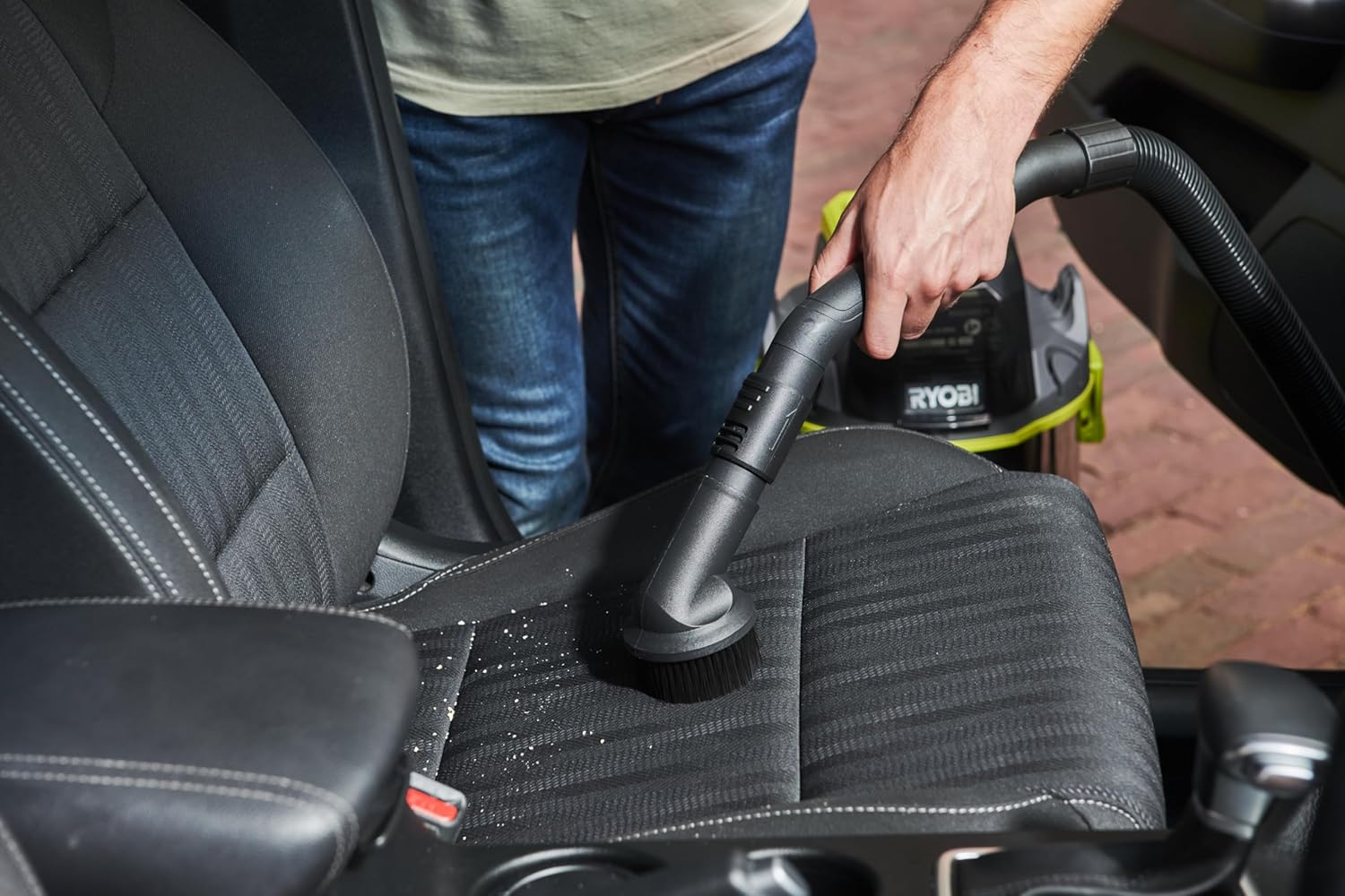 RYOBI 18 V ONE+ Akku-Nass- und Trockensauger R18WDV-0, 82 AW Saugleistung, 18 L Behälter, ohne Akku und Ladegerät