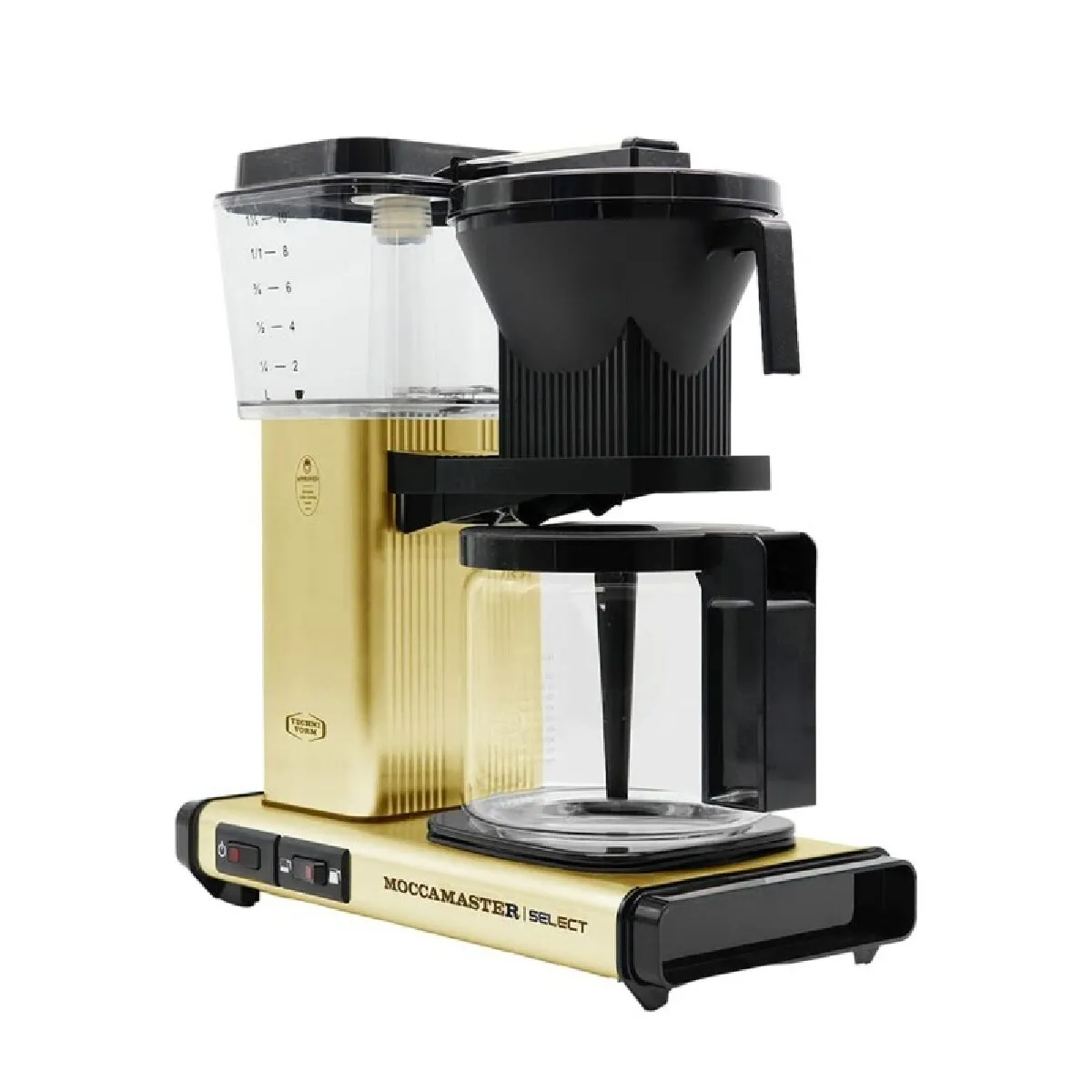 Autrement Moccamaster KBG 741 AO - Blanc/Laiton