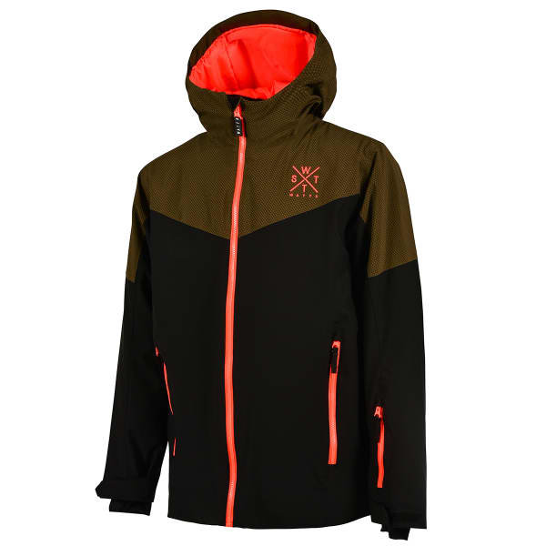 Veste de ski WATTS STORM JR CARBON KAKI