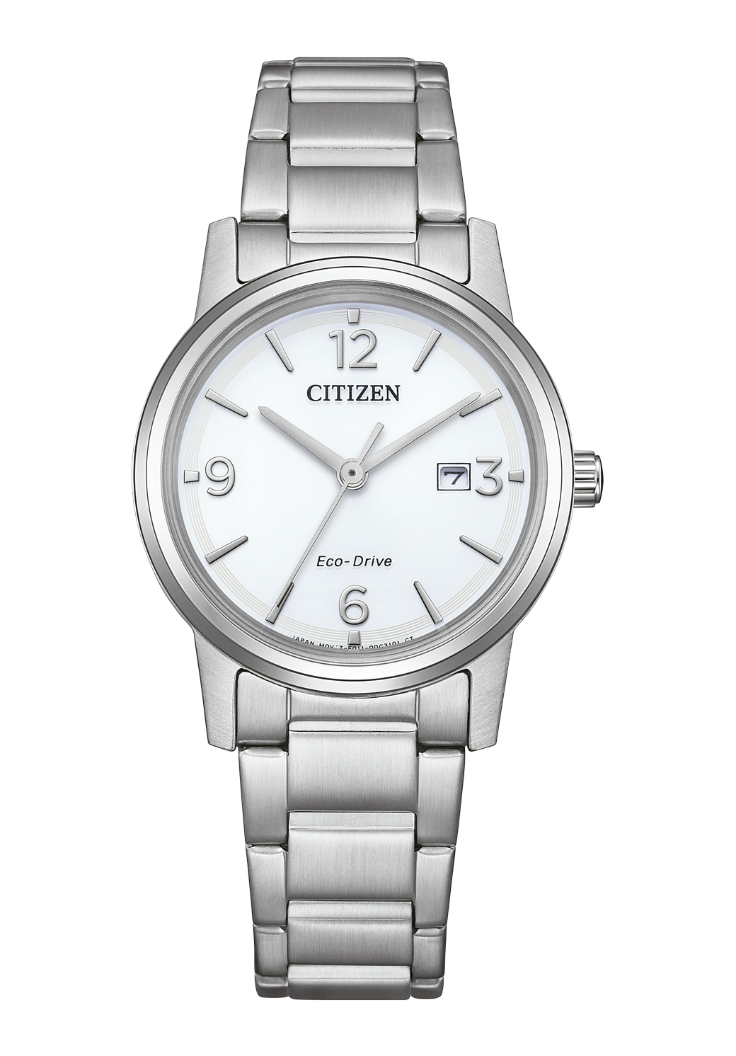 Citizen Eco Drive Pair Damenuhr weiß EW2720-57A