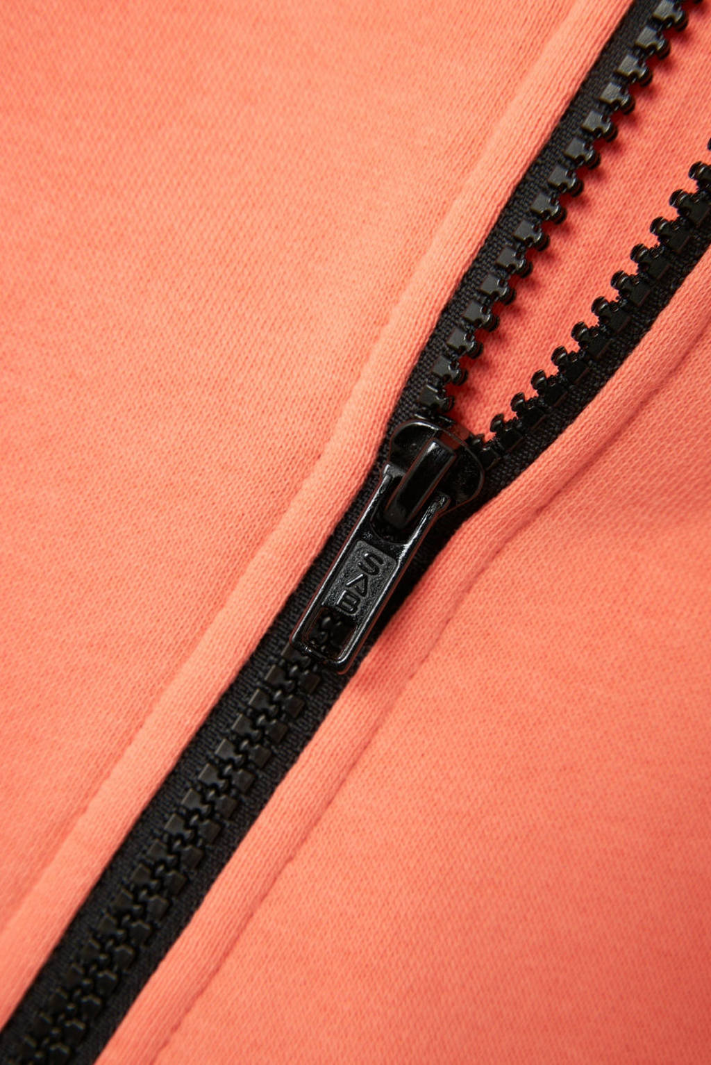 NAME IT sweatvest NKMNOKAS zwart/koraaloranje