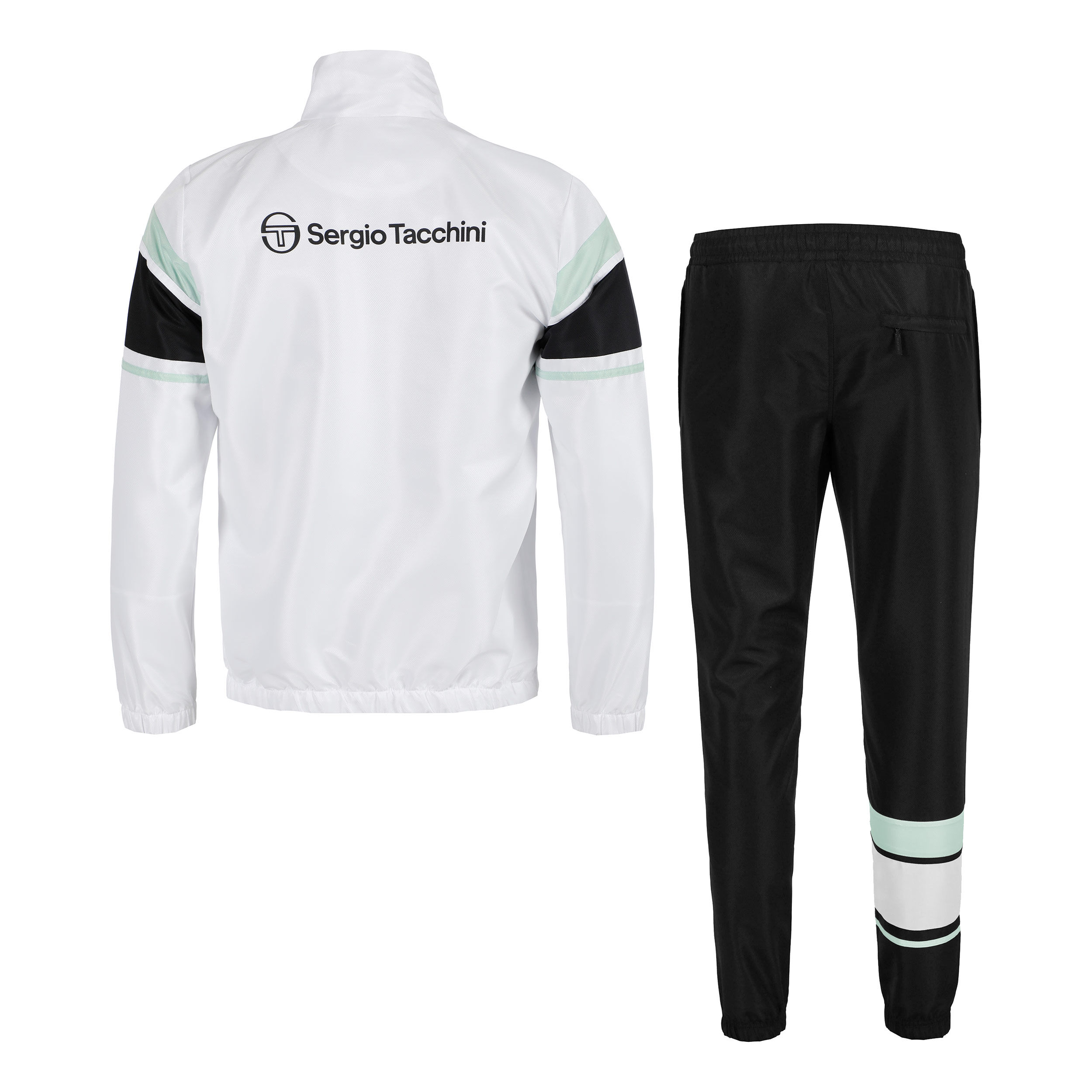Sergio Tacchini Arpa Survêtement Hommes - Noir , Vert Clair