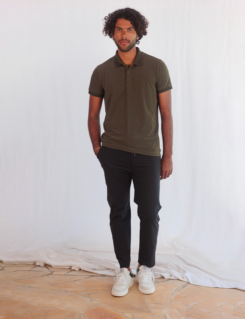HBT HYPE | BEN PANTALON STRAITGH NOIR HOMME