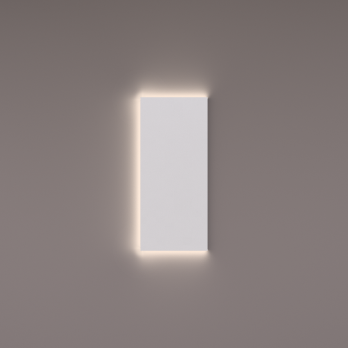 Hipp Design T02 spiegel rechthoekig met verlichting aan 3 zijdes 35x80cm