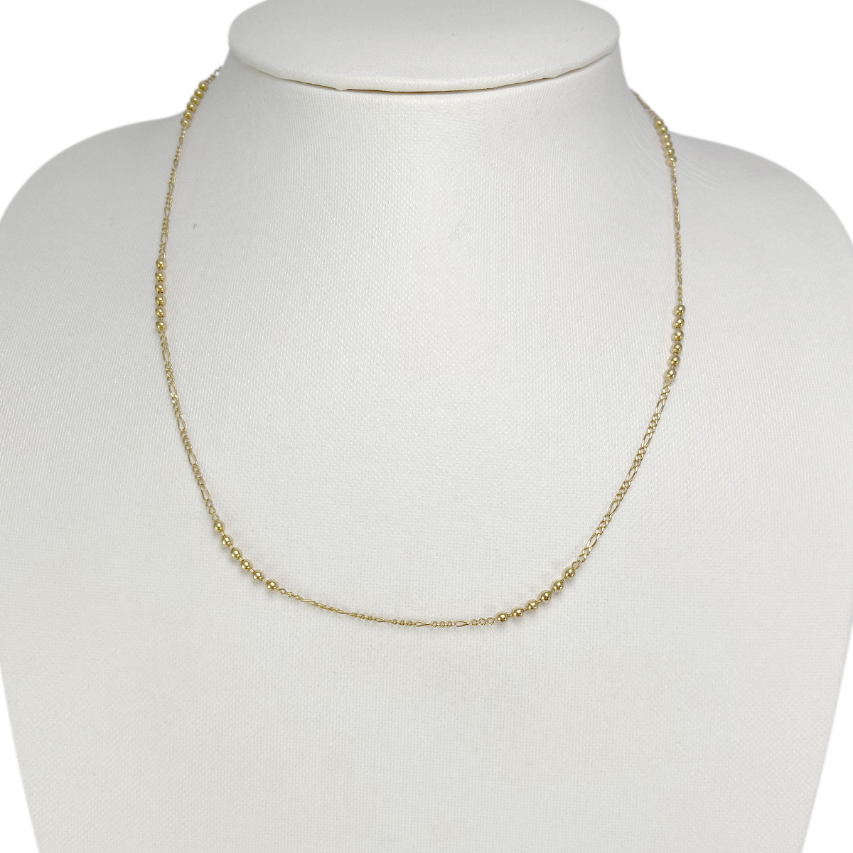 Collier d'occasion or 750 jaune maille fantaisie 45.5 cm