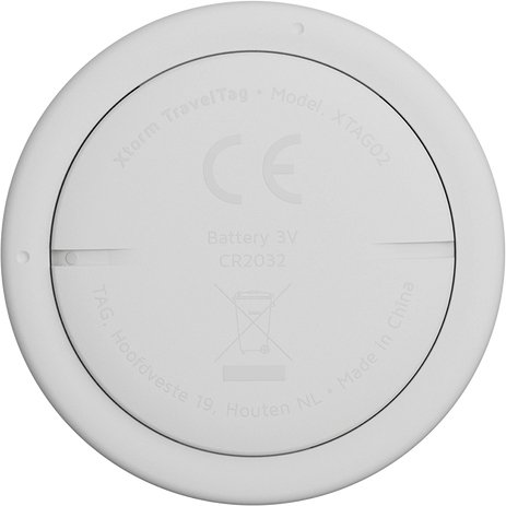 Xtorm XTAG2A0 Traqueur GPS et localisateur Universel Porte-clés intelligent Blanc