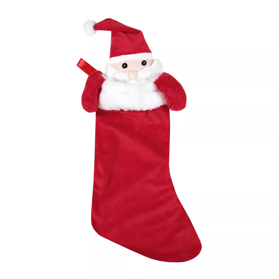 Chaussette de Noël (H50 cm) Edgard Père Noël Rouge