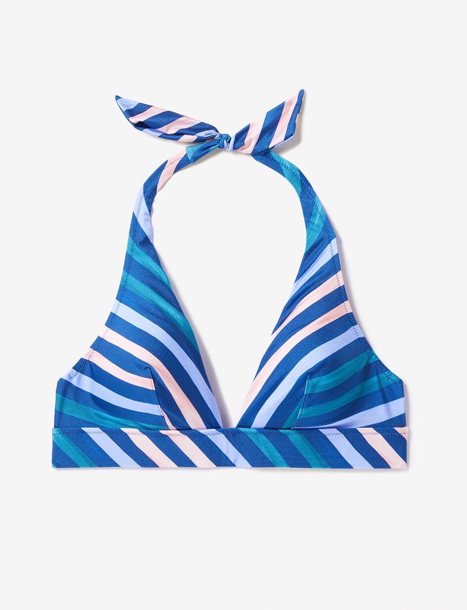 Haut de maillot de bain triangle sans armatures paddé