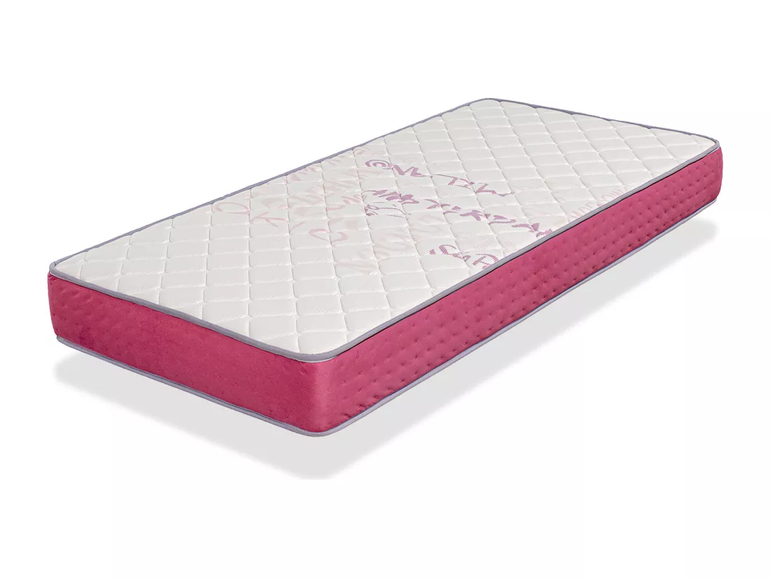 Matelas 90X190 LIT ENFANTS Epaisseur 18 CM AROA VISCO, Mousse à memoire de forme, ergonomique et respirant, ideal pour lits gigognes, lit cabane et Montessori