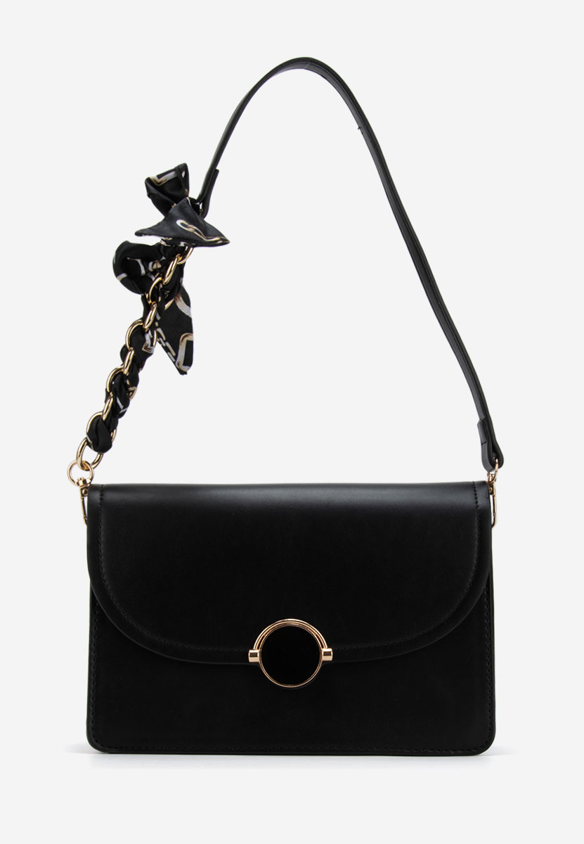 Sac bandoulière femme noire Doinea