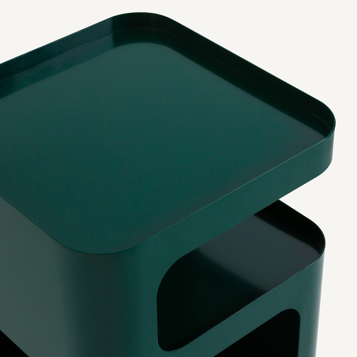 AM.PM<br>Mesa de cabeceira em aço e metal, 2 nichos, Sandoval