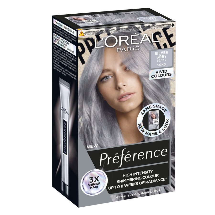 L'Oréal Paris Préférence Vivid Colours 10.112 Silver Grey