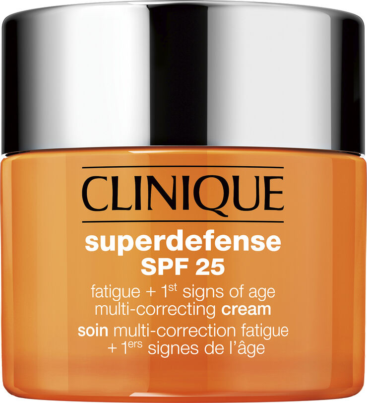 Clinique Superdefense SPF 25 fatigue multi-correcting Face cream, Dry to Combin