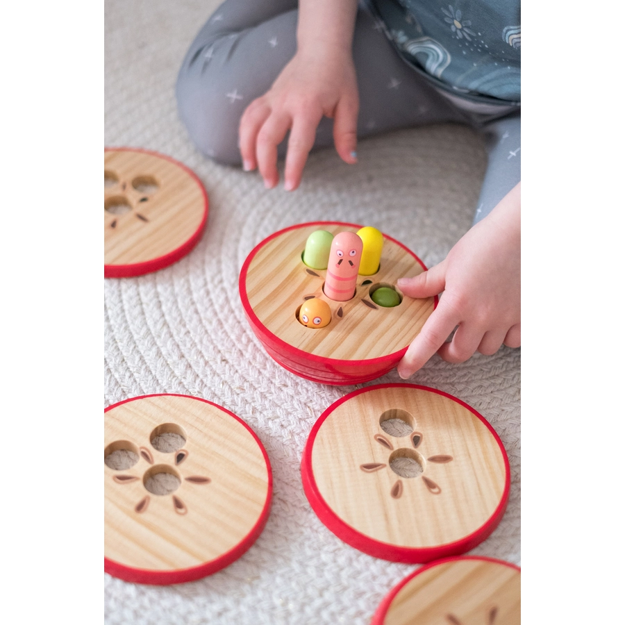 small foot® Lernspiel Logisteck Apfel