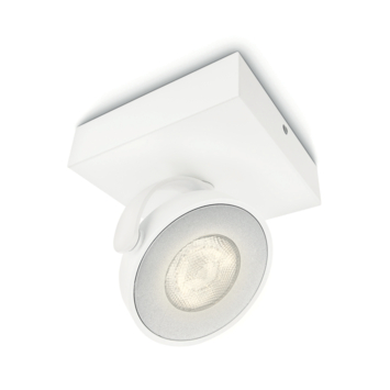 Philips opbouwspot Clockwork LED 1x4.5 watt wit