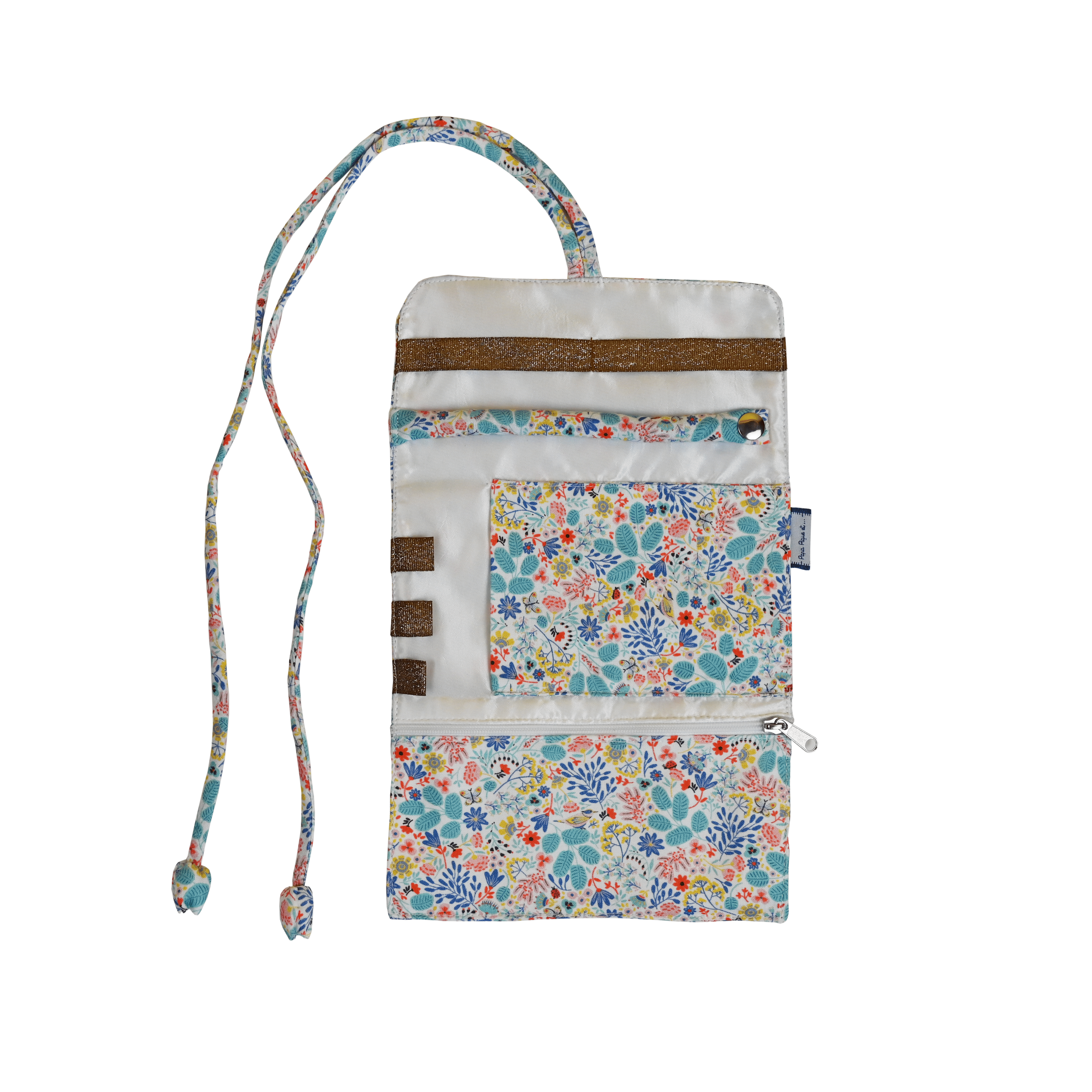 Pochette À Bijoux Champêtre Bleuté