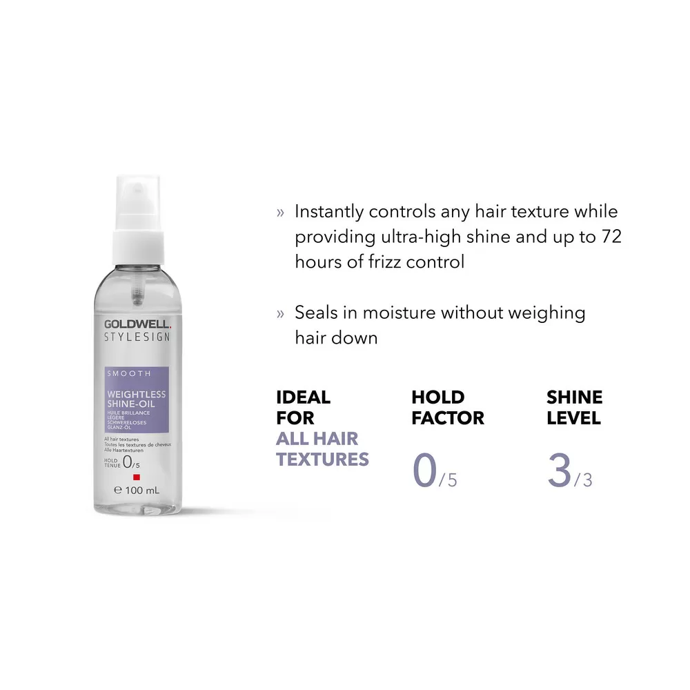 Goldwell StyleSign Weightless Shine-Oil - 100 ml.