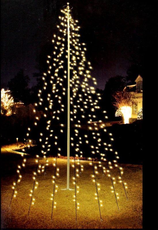 Verlichting voor vlaggenmast - 8 meter - 360 LED's